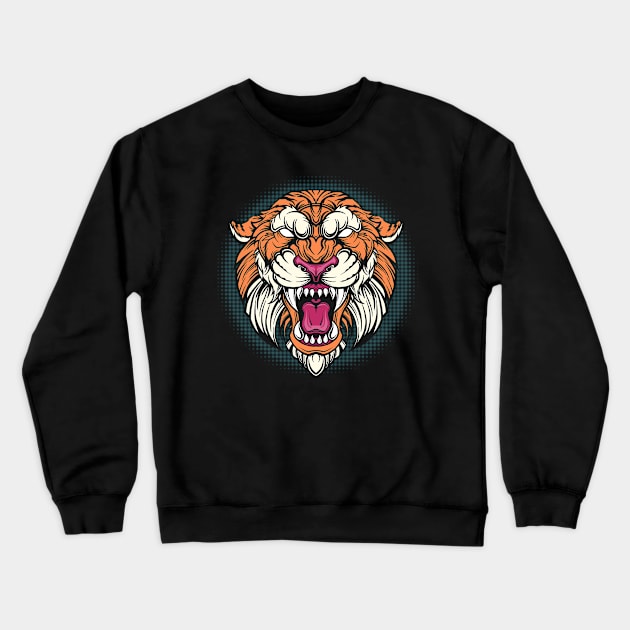 Tiger Blood Crewneck Sweatshirt by JCoulterArtist